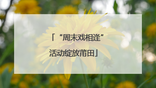 “周末戏相逢”活动绽放莆田