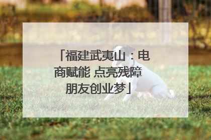 福建武夷山：电商赋能 点亮残障朋友创业梦