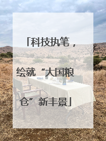 科技执笔，绘就“大国粮仓”新丰景