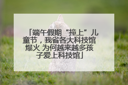 端午假期“撞上”儿童节，我省各大科技馆爆火 为何越来越多孩子爱上科技馆