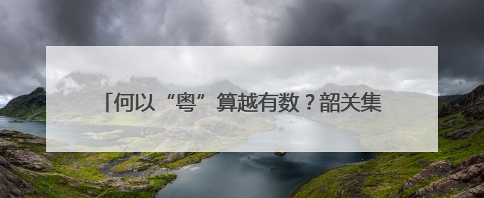 何以“粤”算越有数？韶关集群开秀大湾区“数字肌肉”