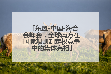 东盟-中国-海合会峰会：全球南方在国际规则制定权竞争中的集体亮相
