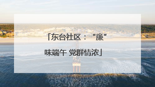 东台社区：“廉”味端午 党群情浓