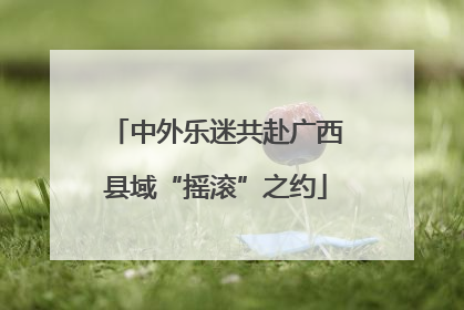 中外乐迷共赴广西县域“摇滚”之约