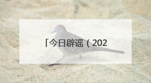 今日辟谣（2025年5月29日）