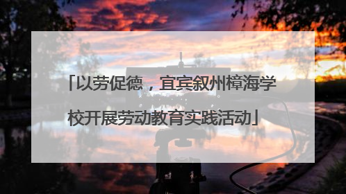 以劳促德，宜宾叙州樟海学校开展劳动教育实践活动