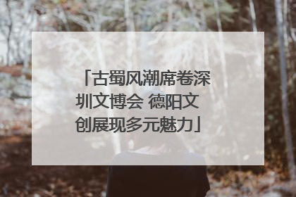 古蜀风潮席卷深圳文博会 德阳文创展现多元魅力