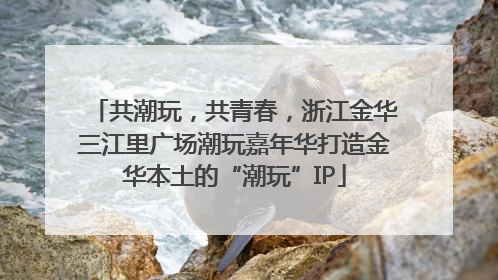 共潮玩，共青春，浙江金华三江里广场潮玩嘉年华打造金华本土的“潮玩”IP