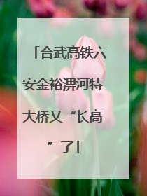 合武高铁六安金裕淠河特大桥又“长高”了