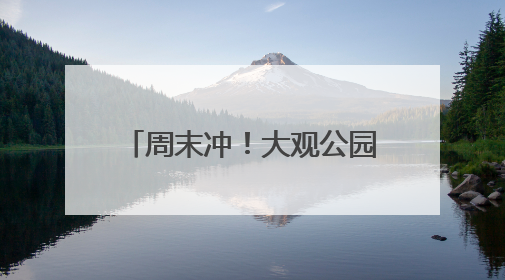 周末冲！大观公园双色睡莲惊艳绽放