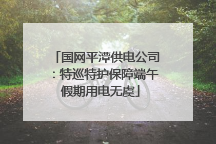 国网平潭供电公司：特巡特护保障端午假期用电无虞
