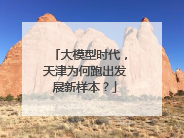 大模型时代，天津为何跑出发展新样本？