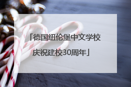 德国纽伦堡中文学校庆祝建校30周年
