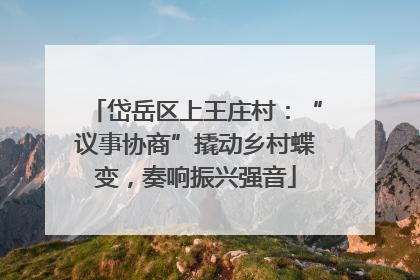 岱岳区上王庄村：“议事协商”撬动乡村蝶变，奏响振兴强音