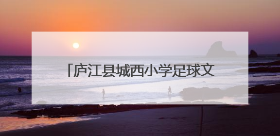 庐江县城西小学足球文化节系列活动精彩纷呈