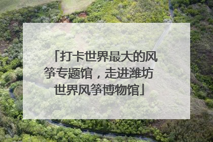 打卡世界最大的风筝专题馆，走进潍坊世界风筝博物馆