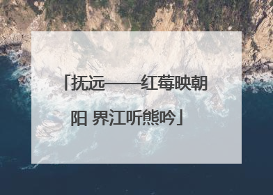 抚远——红莓映朝阳 界江听熊吟