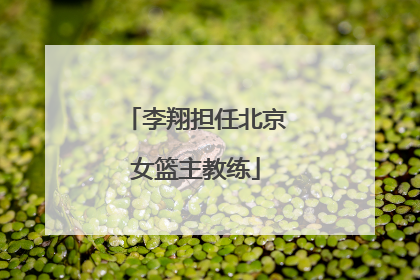 李翔担任北京女篮主教练