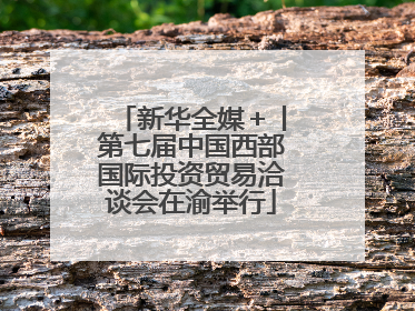 新华全媒＋丨第七届中国西部国际投资贸易洽谈会在渝举行