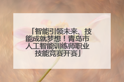 智能引领未来、技能成就梦想！青岛市人工智能训练师职业技能竞赛开赛