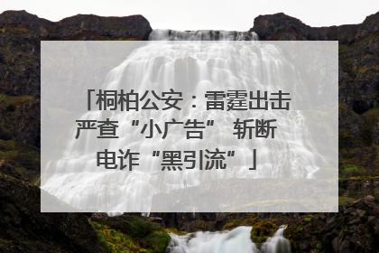 桐柏公安：雷霆出击严查“小广告” 斩断电诈“黑引流”