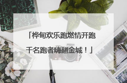 桦甸欢乐跑燃情开跑 千名跑者嗨翻金城！