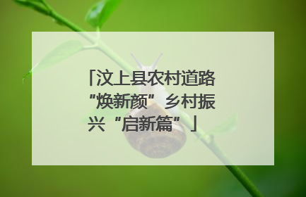 汶上县农村道路“焕新颜”乡村振兴“启新篇”