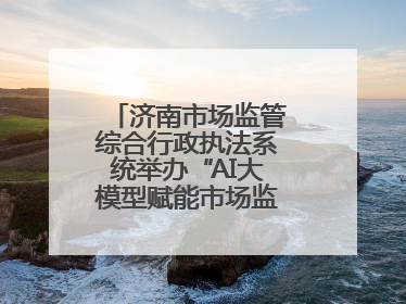 济南市场监管综合行政执法系统举办“AI大模型赋能市场监管”专题培训