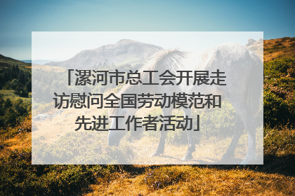 漯河市总工会开展走访慰问全国劳动模范和先进工作者活动