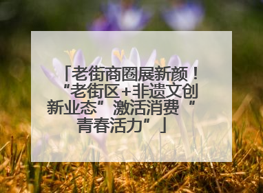 老街商圈展新颜！“老街区+非遗文创新业态”激活消费“青春活力”