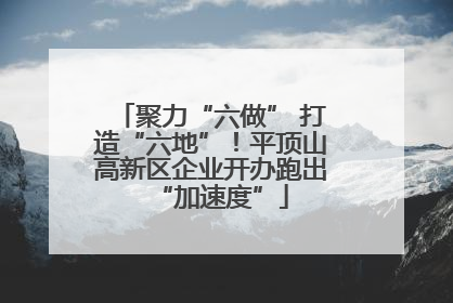 聚力“六做” 打造“六地”！平顶山高新区企业开办跑出“加速度”