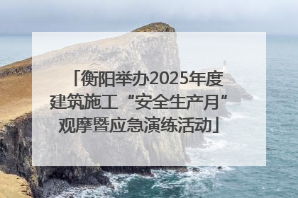 衡阳举办2025年度建筑施工“安全生产月”观摩暨应急演练活动