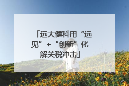远大健科用“远见”+“创新”化解关税冲击