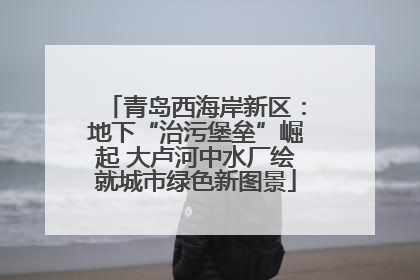 青岛西海岸新区：地下“治污堡垒”崛起 大卢河中水厂绘就城市绿色新图景