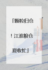 颗粒归仓！江淮粮仓夏收忙