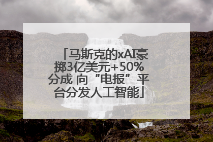 马斯克的xAI豪掷3亿美元+50%分成 向“电报”平台分发人工智能