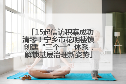 15起信访积案成功清零！宁乡市花明楼镇创建“三个一”体系，解锁基层治理新姿势