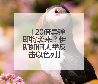 20倍导弹即将袭来？伊朗如何大举反击以色列