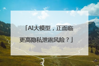 AI大模型，正面临更高隐私泄露风险？