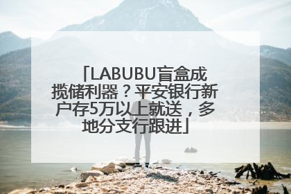 LABUBU盲盒成揽储利器？平安银行新户存5万以上就送，多地分支行跟进